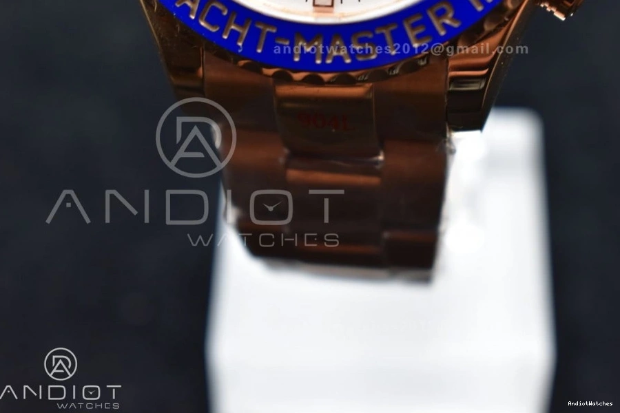 116685 YachtMaster RG on Edition Bracelet 1:1 II A Blue RG 1223 GMF Best TopPick Ceramic 1031